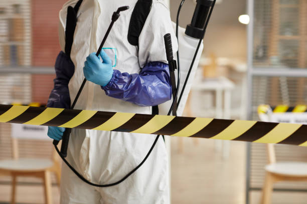 Professional Biohazard Cleanup technician working in Lake Mary, FL